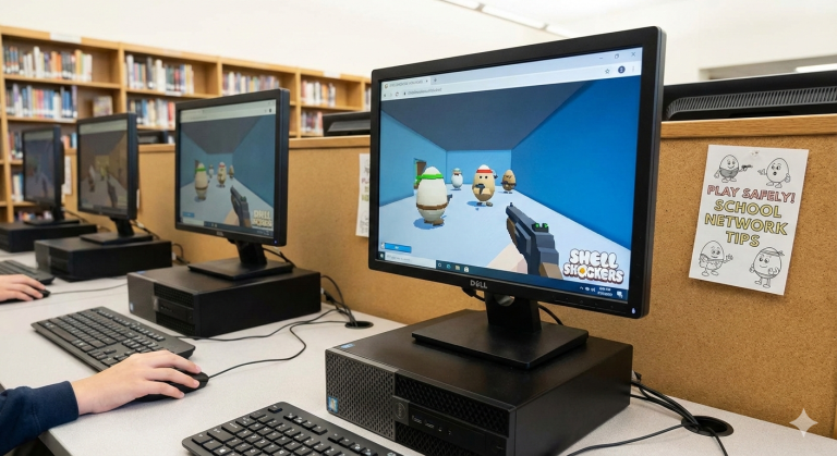 Shell Shockers Unblocked for School