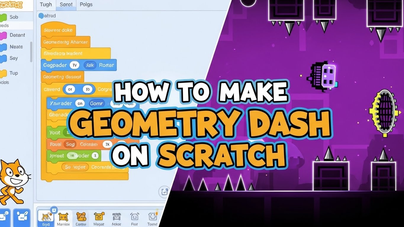 How to Make Geometry Dash on Scratch