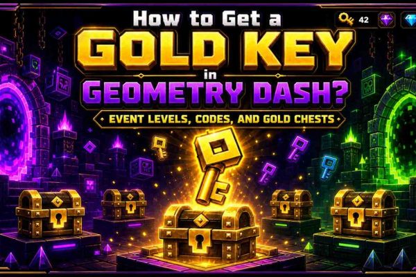 How to Get a Gold Key in Geometry Dash? Event Levels, Codes, and Gold Chests